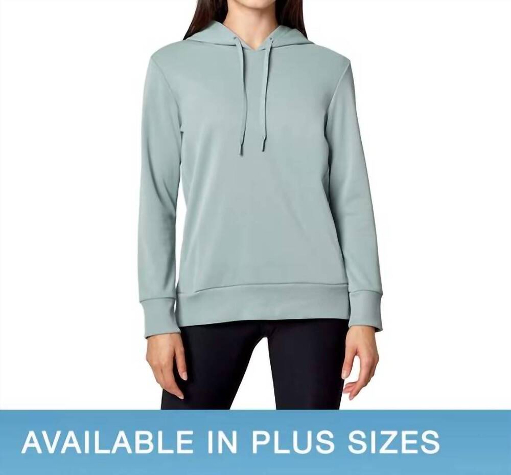 NEW MONDETTA women's hooded pullover in green